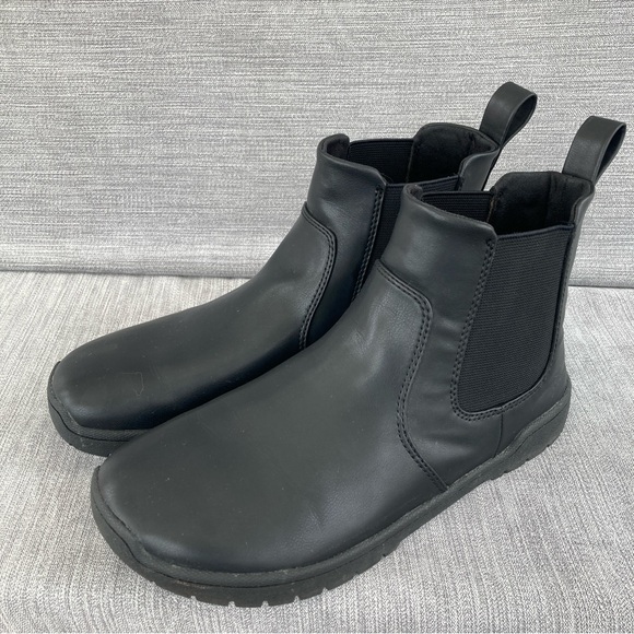 Feelgrounds Shoes - Women’s Feelgrounds Boots Leather Barefoot Chelsea Boots Black